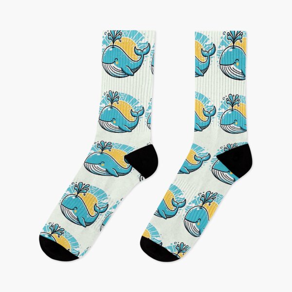 Item preview, Cheerful Whale Pop Art Style designed and sold by artofuniverse.
