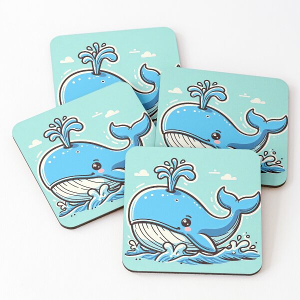 Item preview, Cheerful Whale Pop Art Style designed and sold by artofuniverse.