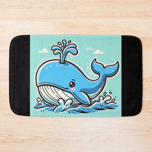 Item preview, Cheerful Whale Pop Art Style designed and sold by artofuniverse.