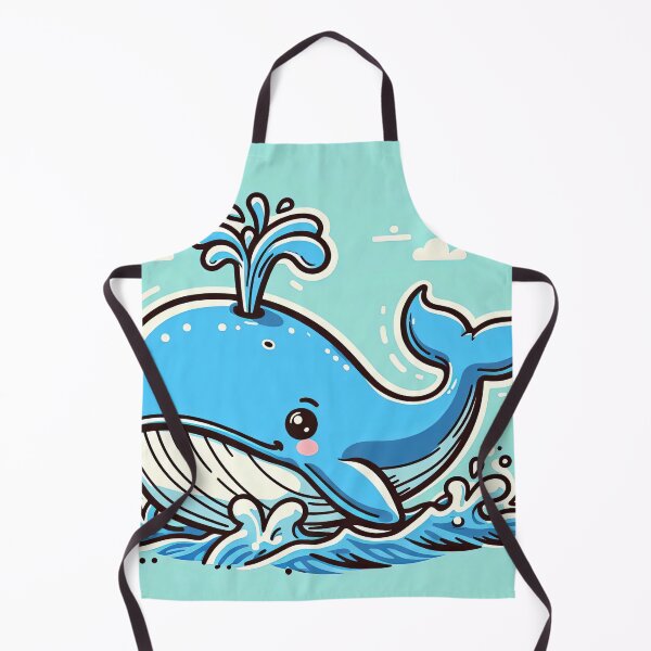 Item preview, Cheerful Whale Pop Art Style designed and sold by artofuniverse.
