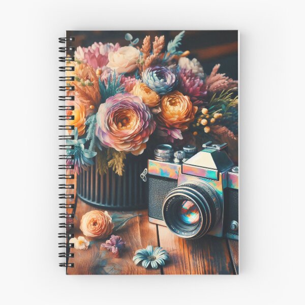 Item preview, camera with flowers designed and sold by editattire.