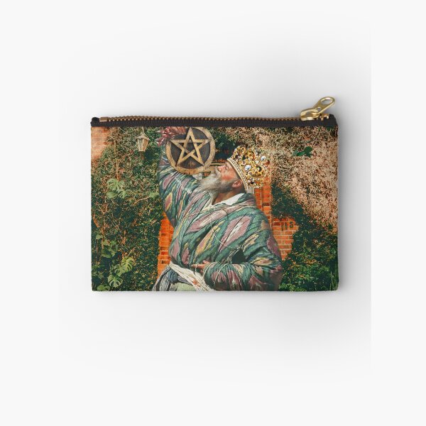 Item preview, Tarot King Pentacles Financial Success Garden Vintage designed and sold by SoulscapeStudio.