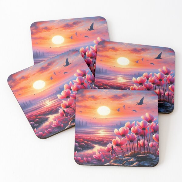 Item preview, Cyclamen in Monet’s splendour: A masterpiece of nature in impressionistic splendour designed and sold by FotoworldEdel.