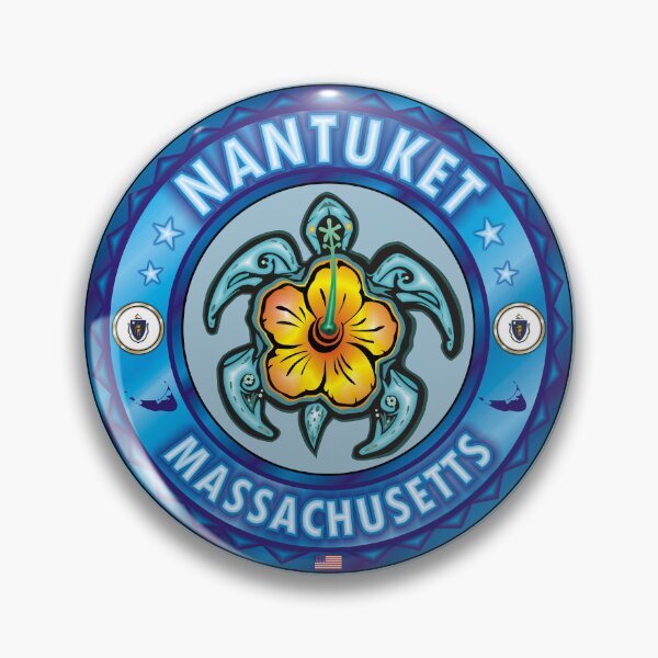Item preview, Nantucket Island Massachusetts sea turtle hibiscus designed and sold by studioss76.