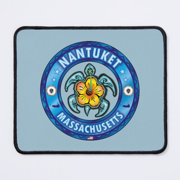 Item preview, Nantucket Island Massachusetts sea turtle hibiscus designed and sold by studioss76.