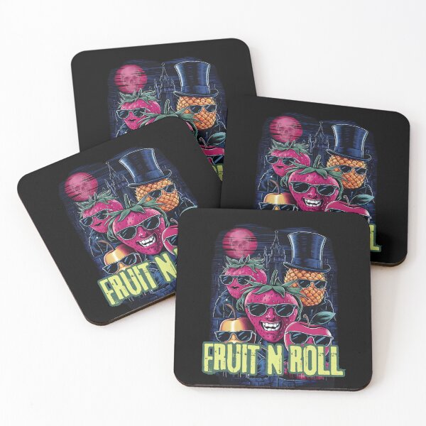 Item preview, FRUIT N' ROLL funny hard rocking fruits with sunglasses design designed and sold by Jt41.