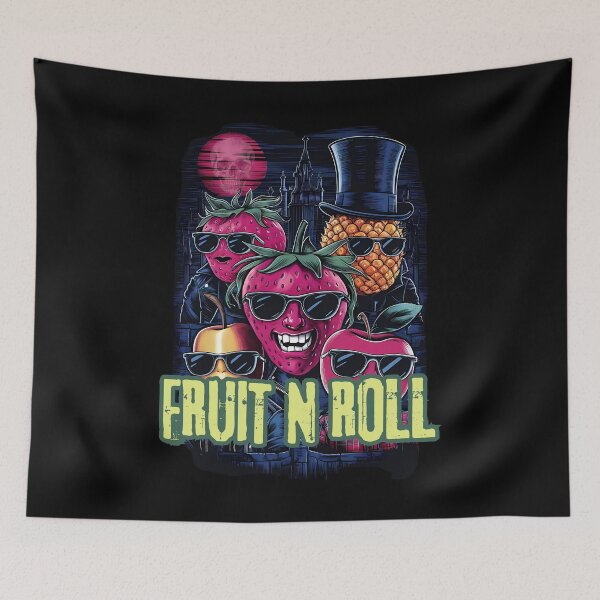 Item preview, FRUIT N' ROLL funny hard rocking fruits with sunglasses design designed and sold by Jt41.