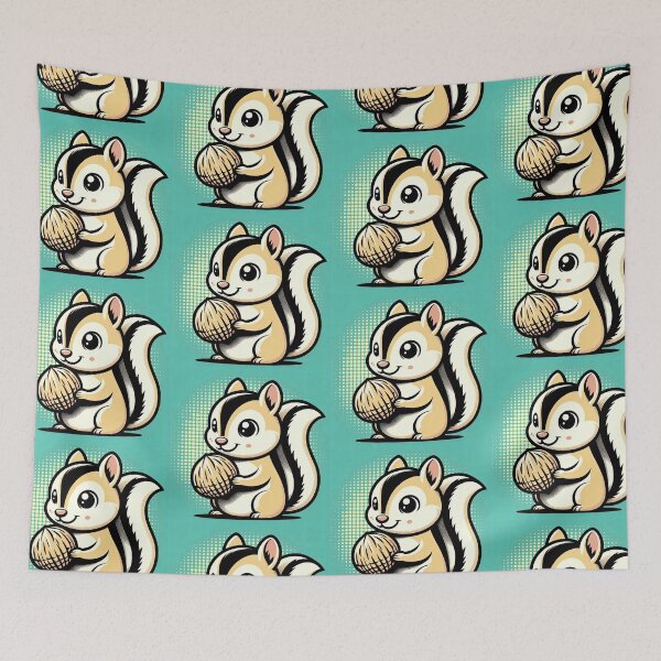 Item preview, Cute Chipmunk Pop Art Style designed and sold by artofuniverse.