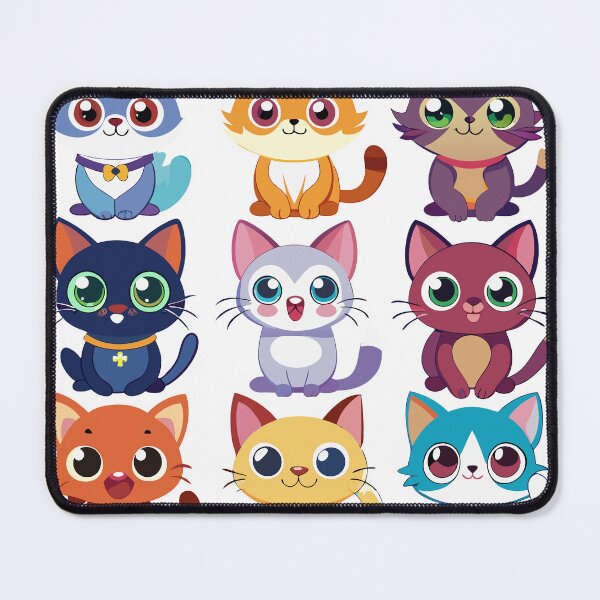 Item preview, Cuddly Cartoon Cat Crew designed and sold by Susacha.