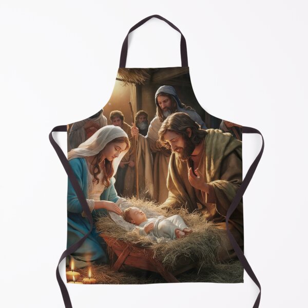 Item preview, BIRTH OF JESUS BORN IN A MANGER designed and sold by Obinne.