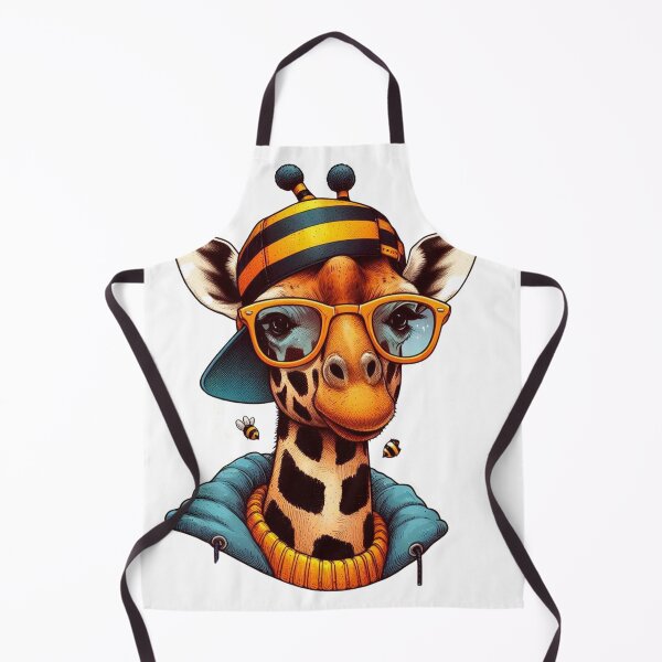 Item preview, Hispter giraffe with a bee hat designed and sold by Silbays.