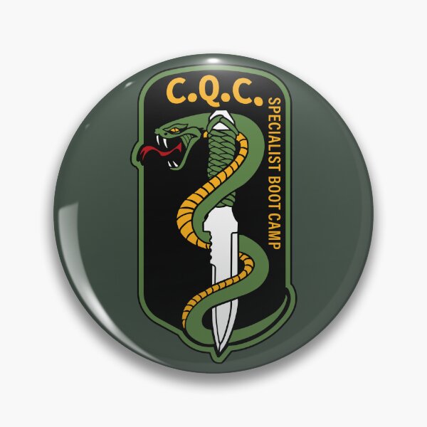 Item preview, CQC Logo Close Quarters Combat Gym - Inspired by Kojima's MGS  designed and sold by Rev-Level.