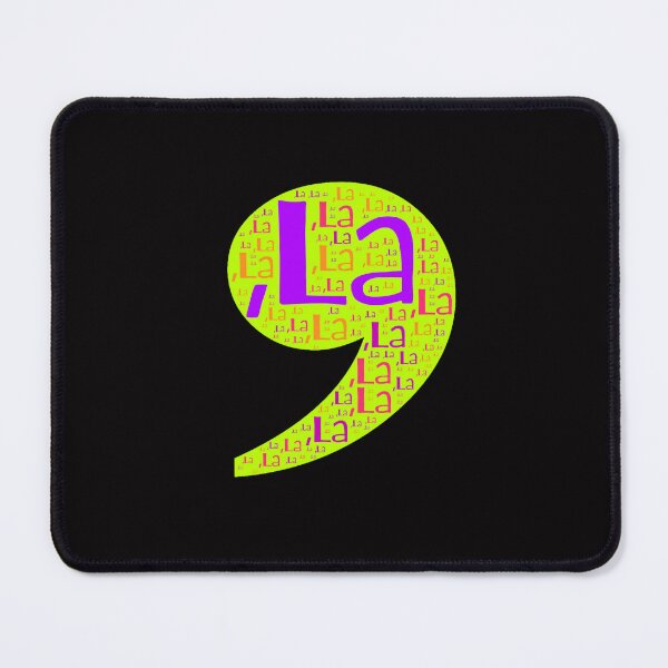 Item preview, Colourful Comma LA - Correcting Kamala Harris Name designed and sold by CoolCrazyQuirky.