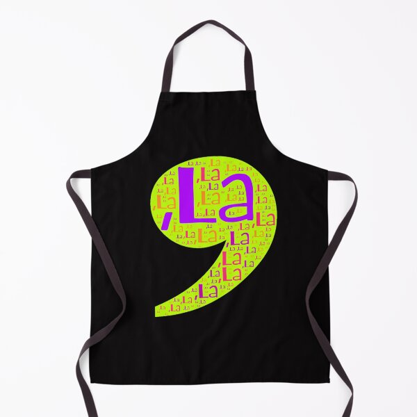 Item preview, Colourful Comma LA - Correcting Kamala Harris Name designed and sold by CoolCrazyQuirky.