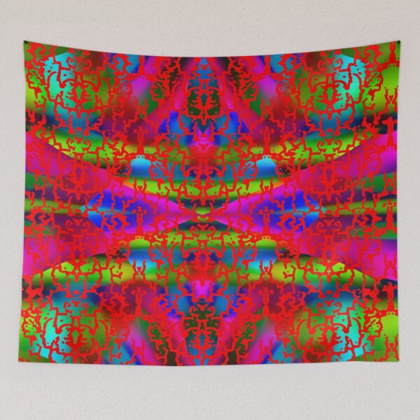 Item preview, Red and color pattern... designed and sold by Harryucksche.