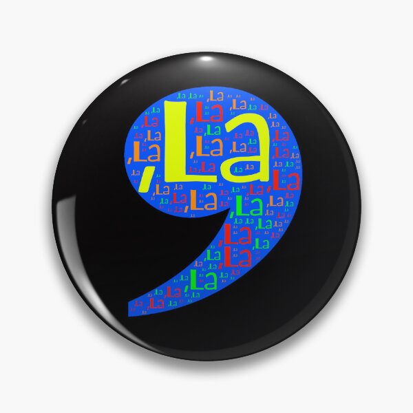 Item preview, Blue Colour Comma LA - Correcting Kamala Harris Name designed and sold by CoolCrazyQuirky.