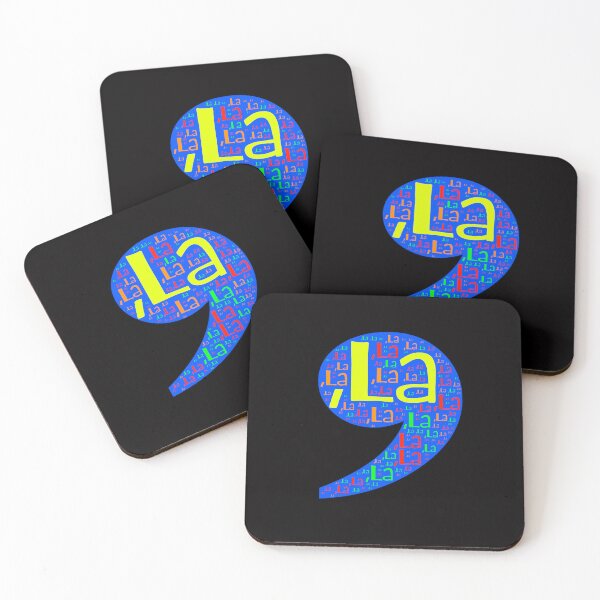 Item preview, Blue Colour Comma LA - Correcting Kamala Harris Name designed and sold by CoolCrazyQuirky.