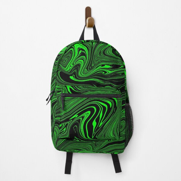 Item preview, Green and Black Fluid Swirls designed and sold by KaSaPo.