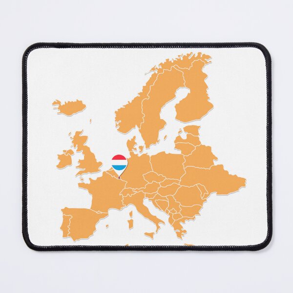 Item preview, Luxembourg Flag Map Sticker designed and sold by Jessica art.