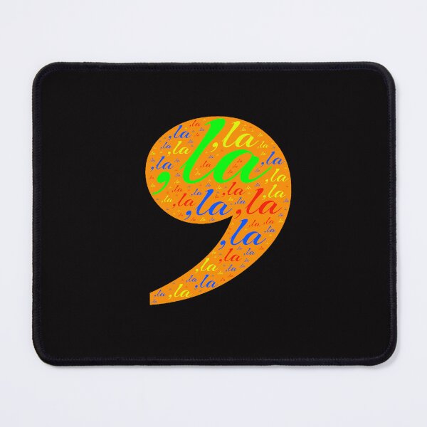 Item preview, Orange Colour Comma LA - Correcting Kamala Harris Name designed and sold by CoolCrazyQuirky.