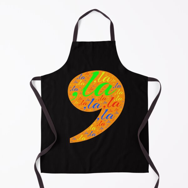 Item preview, Orange Colour Comma LA - Correcting Kamala Harris Name designed and sold by CoolCrazyQuirky.