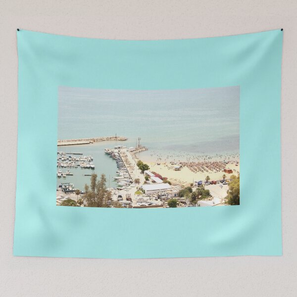 Item preview, Sidi Beach And Harbour designed and sold by eddiebarronshop.