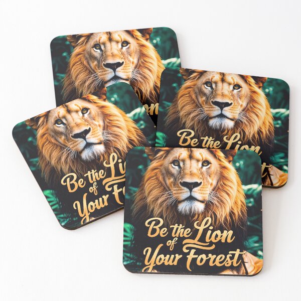 Item preview, Be The Lion Of Your Forest Motivational Quote designed and sold by TheArtOfPat.