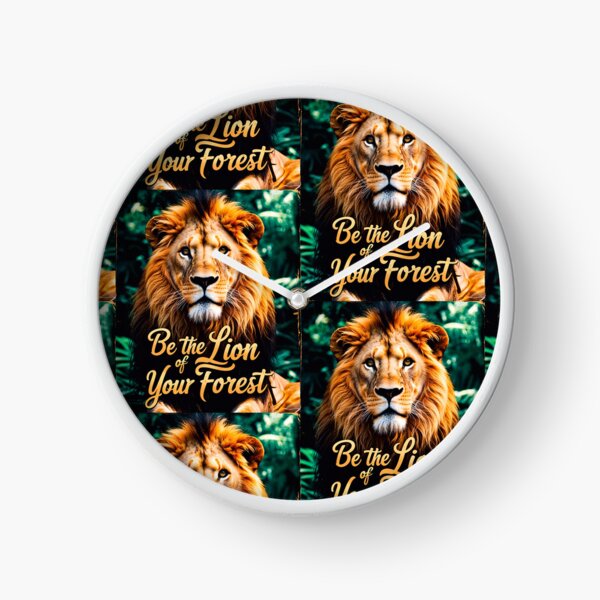 Item preview, Be The Lion Of Your Forest Motivational Quote designed and sold by TheArtOfPat.