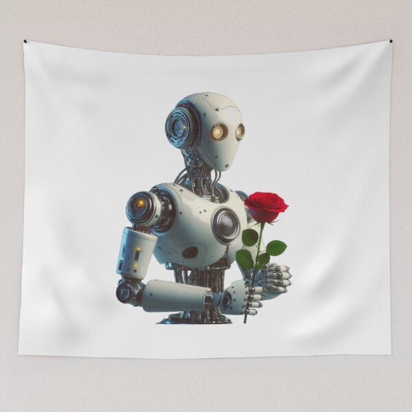 Item preview, Love robot, Digital Art, Art Of The Future, Sci-Fi Mood designed and sold by WorlDigitalArts.