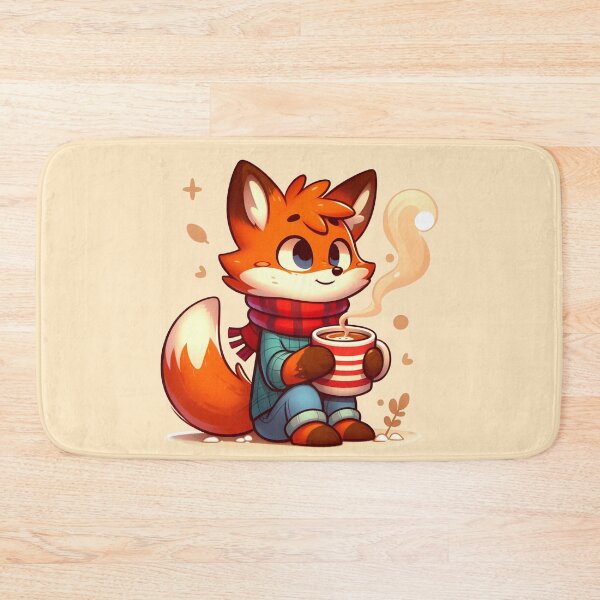 Item preview, Fox and his coffee designed and sold by Aleksandar Kostjuk.