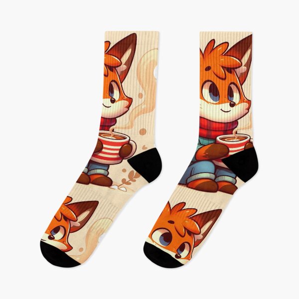 Item preview, Fox and his coffee designed and sold by Aleksandar Kostjuk.
