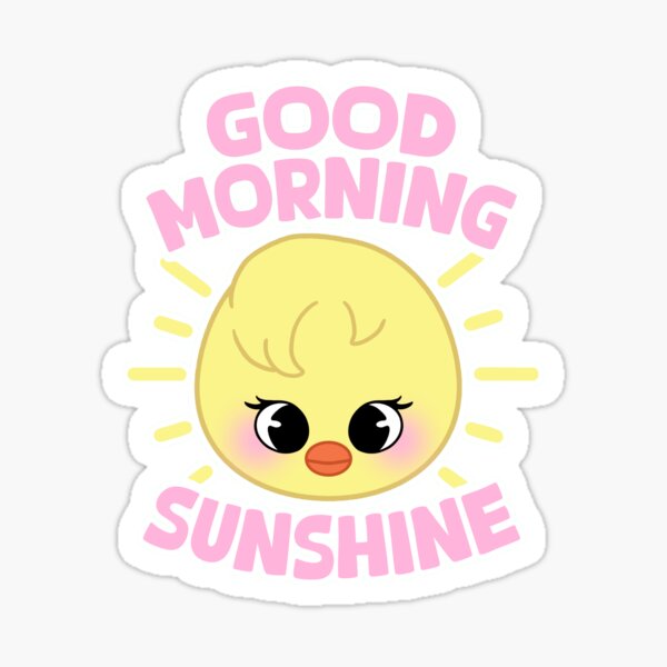 Vista previa del artículo con la obra «¡Buenos días, Sunshine! (SKZ Felix BbokAri Chick)», diseñado y vendido por ninthstreet.