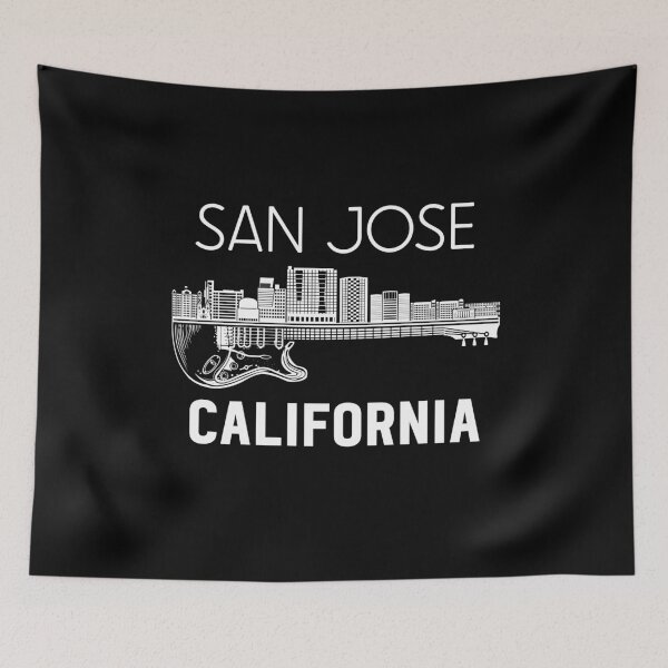 Item preview, San Jose Skyline Music California Souvenir San Jose designed and sold by DSWShirts.