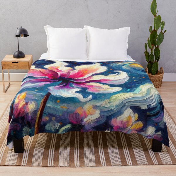 Item preview, Cyclamen in the style of van Gogh: A masterpiece of nature in bright colors and lively brushstrokes designed and sold by FotoworldEdel.