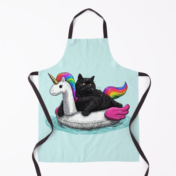 Item preview, Chonky Rainbow Cat Unicorn designed and sold by KilkennyCat Art.
