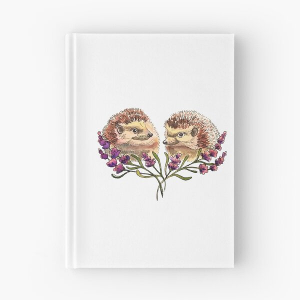 Item preview, Hedgehogs Hiding in the Lavender designed and sold by Inky Paige.
