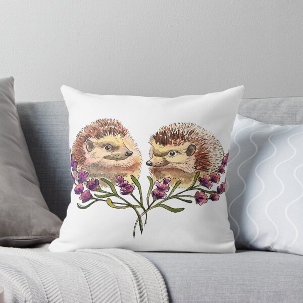 Item preview, Hedgehogs Hiding in the Lavender designed and sold by Inky Paige.