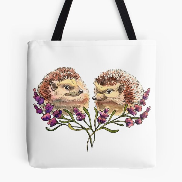 Item preview, Hedgehogs Hiding in the Lavender designed and sold by Inky Paige.