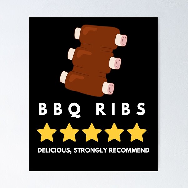 Item preview, bbq ribs 5 stars designed and sold by sydney-syder.
