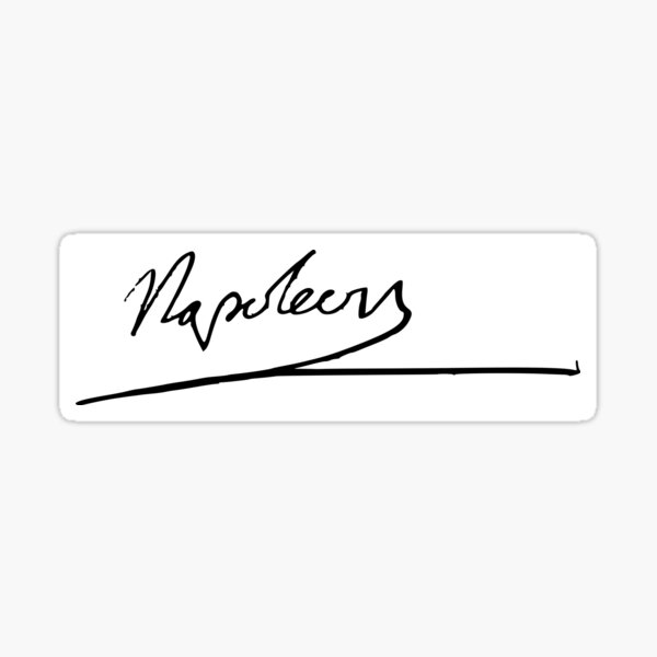 Item preview, Signature of Napoleon Bonaparte designed and sold by PZAndrews.