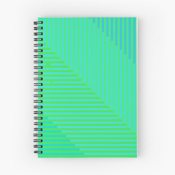 Item preview, Psychedelic optical shoegaze lines - Cool Mint designed and sold by MoMoJaJa.