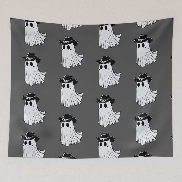 Item preview, Cowboy Ghost Cat  designed and sold by KilkennyCat Art.