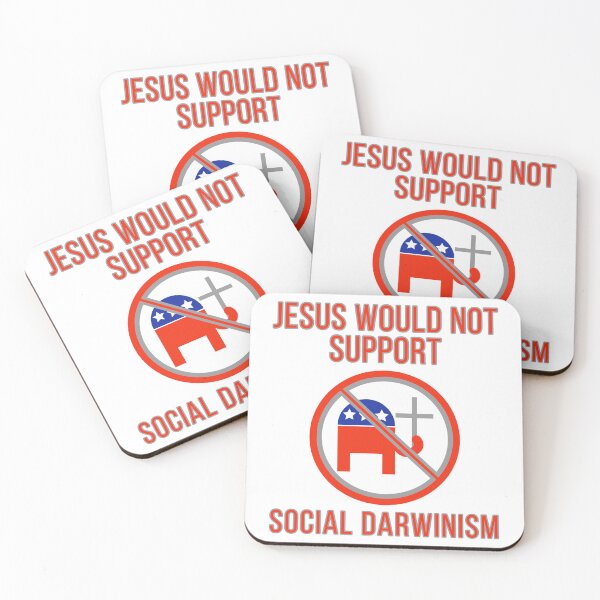 Item preview, Jesus would not support Social Darwinism  designed and sold by Rachel the Artist .