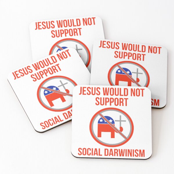 Item preview, Jesus would not support Social Darwinism  designed and sold by Rachel the Artist .