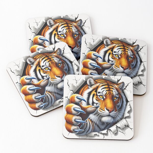 Item preview, Tiger's Claw, Tiger Breaking Through, Tiger Claw Breakthrough designed and sold by Sonchai Paladsai.
