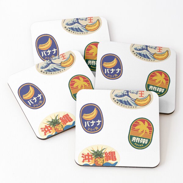 Item preview, vintage Japanese fruit stickers designed and sold by spooknik.