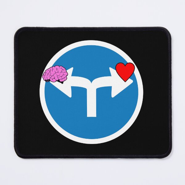 Item preview, Decision Making Between Heart And Mind Concept designed and sold by CarloTaylor.
