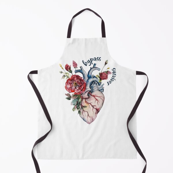 Item preview, Bypass survivor - floral anatomy heart designed and sold by EmeraldeaArt.