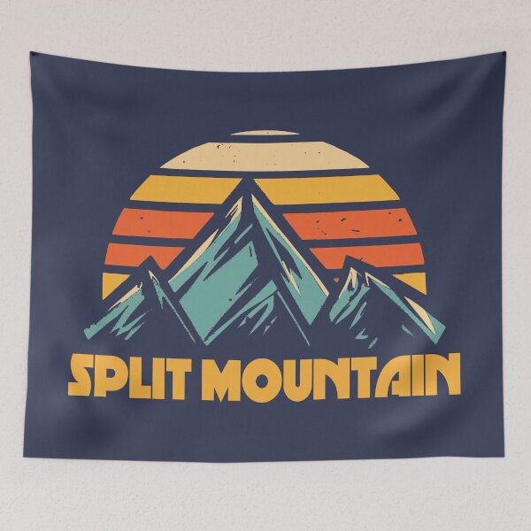 Item preview, Split Mountain California Retro Turquoise designed and sold by Esskay Designs.