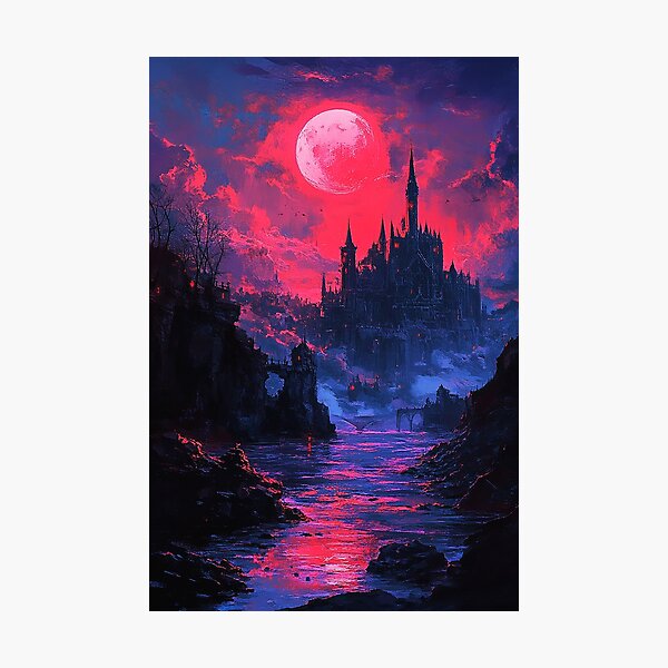 Artikel-Vorschau von Szene inspiriert vom Anime Castlevania, designt und verkauft von ArtwaveEmporium.